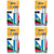 BIC 4-Color Shine Ball Pen, Medium Point (1.0 mm), Metallic Barrel, Assorted Inks, 2-Count (4)