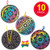 Baker Ross Rangoli Scratch Art Ornaments, Arts and Crafts for Kids (Pack of 10)