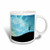 3dRose Basket on a Hill-Silhouette of a Frisbee Disc Golf Basket, Magic Transforming Mug, 11-Oz