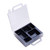 Fielect 1Pcs Multipurpose Battery Storage Box Organizer Battery Storage Holder Case Transparent for AAA/AA/C/D/9V Battery