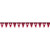 Creative Converting Officially Licensed NFL Plastic Flag Banner, 12', Arizona Cardinals