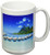 3dRose Beautiful Bora Bora Ceramic Mug, 15-Ounce