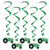Beistle 57555 5-Pack Tractor Whirls, 3-Feet 4-Inch