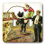 3dRose lsp_34942_2 Black Tan Circus Dogs Toggle Switch Multi-Color