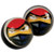 US Toy Ninja Design Super Hi High Bounce Rubber Balls - Pack of 12