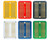 Mini PCB Prototype Board Solderable Breadboard for Arduino and DIY Electronics Projects, Gold-Plated (6 Pack, Multicolor)