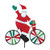 Premier Kites 20 in. Bike Spinner - Santa