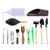 13 Pieces Mini Garden Hand Tools Transplanting Tools Succulent Tools Miniature Planting Gardening Tool Set