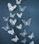 Eoorau 36PCS Silver Butterfly Wall Decals - 3D Butterflies Wall Stickers Removable Mural Decor Wall Stickers Decals Wall Decor Home Decor Kids Room Bedroom Decor Living Room Decor
