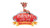 Character Arts Rudolph The Red-Nosed Reindeer Rubber Ducks Rudolph Santa Bumble, Set of 3