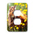 3dRose lsp_573_6 Cat In The Flower Field 2 Plug Outlet Cover