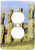 3dRose lsp_85892_6 Chile, Easter Island, Ahu Akivi, Moai Statues Sa05 Ksc0009 Kevin Schafer 2 Plug Outlet Cover