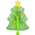 Christmas Tree Folding Fans - Chistmas Stocking Stuffers - Party Favors Fun Christmas Toys (24 pack)