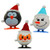 NOVELTY GIANT WWW.NOVELTYGIANT.COM 3 Pack Wind Up Jumping Christmas Set Santa Snowman & Penguin