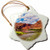 3dRose Colorado River Through Rugged Landscape, Red Rock Canyon, Moab, Utah Snowflake Ornament, 3"