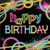 Glow Party Birthday Napkins, 48 ct