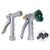 Melnor 65042-AMZ Metal 2 Pack Nozzles with QuickConnect Product Adapters Set, 2-Pack, Amazon Bundle