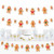 Big Dot of Happiness Gingerbread Christmas - Gingerbread Man Holiday Party DIY Decorations - Clothespin Garland Banner - 44 Pieces