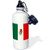 3dRose wb_4564_1"Mexican Flag" Sports Water Bottle, 21 oz, White