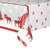 Rustic Plaid Christmas Plastic Tablecloth, 84" x 54"