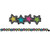 Teacher Created Resources Chalkboard Brights Stars Magnetic Border (TCR77313)