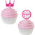 Wilton Decorations Fun Pix 3" Princess 12pc