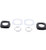Delta RP71115 Replacement Handle Escutcheon with Gasket, Brilliance Stainless
