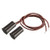 uxcell RC-33 NC Recessed Wired Security Window Door Contact Sensor Alarm Magnetic Reed Switch Brown