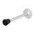 uxcell Door Stopper Stop Bumper Wall Protector Sound Dampening Wall Mount w Rubber Tip 155mm Long