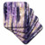3dRose Glazed Tye Dye Purples - Soft Coasters, set of 8 (cst_61813_2)