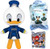 Funko Fantastic Kingdom Hearts Plushies Donald Duck Plush Figure & Mini Domez Series Kingdom Hearts Blind Bag & Figural Keyring Kingdom Hearts 3D Collectible Key Ring3- Pack Game Gear Bundle
