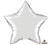 Burton & Burton Inflated Star Foil Balloon