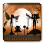 3dRose lsp_35667_2"Fairies And Dragonflies With An Orange Moon Double Toggle Switch