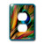 3dRose LLC lsp_25833_6 Feather of A Peacock 2 Plug Outlet Cover