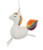 Creative Co-op Rainbow Unicorn Wool Felt Hanging Ornament