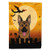 Caroline's Treasures BB1769GF Halloween German Shepherd Flag Garden Size, Small, Multicolor