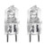 (2)-Bulbs Anyray Replacement for 120V 20-Watt for GE Microwave WB25X10019 20W Halogen light