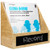 MyGift Natural Eco Friendly Bamboo Wood Vinyl Record Crate with Chalkboard Label