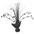Foil Spray Centerpiece | Jet Black | Party Decor | 12 Ct.