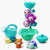Gizmovine Baby Bath Toys for Toddlers, Flower Waterfall Bathtub Toys for Toddlers, Floating Squirts Animal Sensory Water Toys for Bathtub Baby Bath Toy