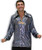 Forum Novelties Men's 70's Disco Fever Funkadelic Costume Shirt, Silver, Standard
