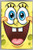 Trends International Nickelodeon Spongebob - Face Wall Poster, 14.725" x 22.375", Silver Framed Version
