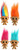 Funko Pop!: Good Luck Trolls with Real Hair - Rainbow, Orange, Pink and Teal - 4 Pack