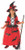 Rubie's Bat Witch Child's Costume, Red/Black, Large