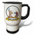 3dRose Funny Worlds Greatest Softball Coach Occupation, Cartoon, Stainless Steel Travel Mug, 14-Oz