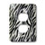 3dRose lsp_41114_6 Furry Zebra 2 Plug Outlet Cover
