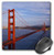 3dRose LLC 8 X 8 X 0.25 Inches Golden Gate Bridge, San Francisco, California Chuck Haney Mouse Pad (mp_88313_1)