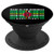 Dominica Heritage Dominican Roots Barcode PopSockets Grip and Stand for Phones and Tablets