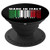 Italy Heritage Italian Roots Barcode PopSockets Grip and Stand for Phones and Tablets