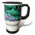 3dRose Green and Purple Statue Stainless Steel Travel Mug, 14-Ounce